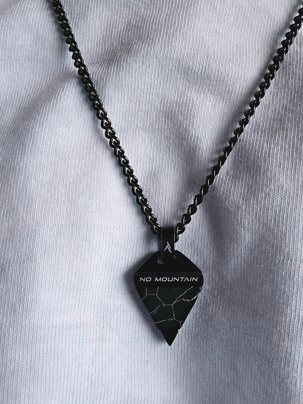 No Mountain Pendant and Chain